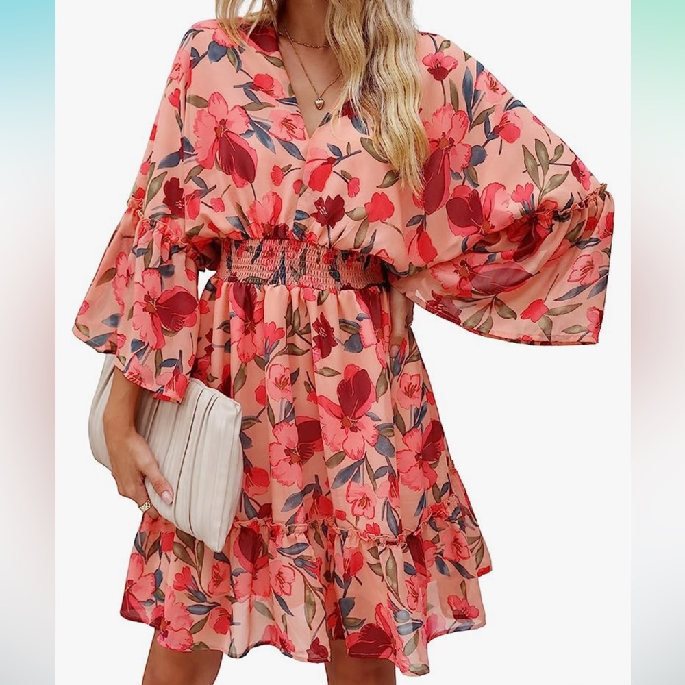 Fun, floral, dress! Size Medium. New with tags!